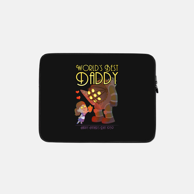 World's Best Big Daddy-none zippered laptop sleeve-queenmob