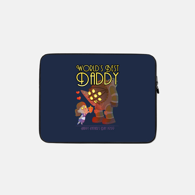 World's Best Big Daddy-none zippered laptop sleeve-queenmob