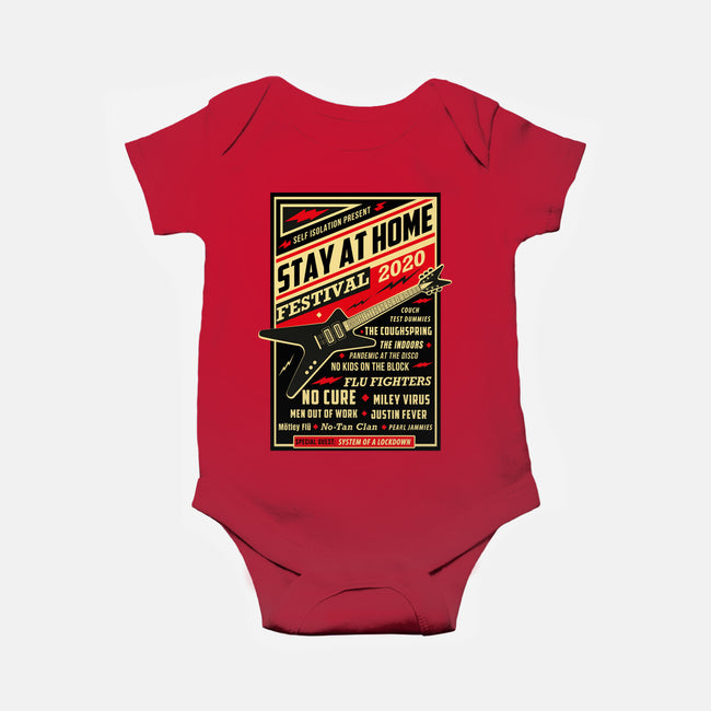 Quarantine Festival-baby basic onesie-sheepmerch