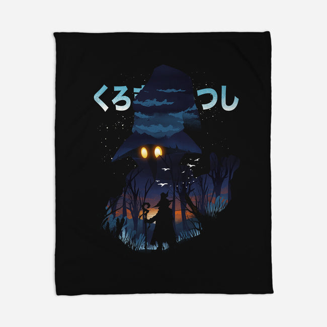 The Black Mage-none fleece blanket-dandingeroz