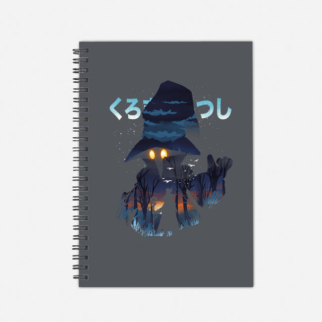 The Black Mage-none dot grid notebook-dandingeroz