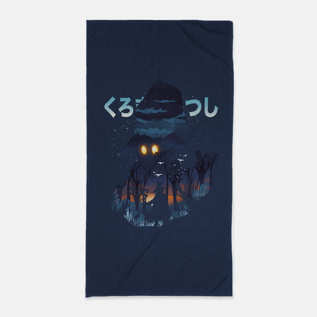 The Black Mage-none beach towel-dandingeroz