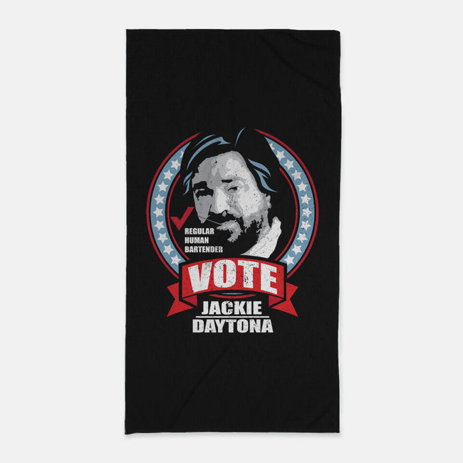 Vote Jackie-none beach towel-jrberger