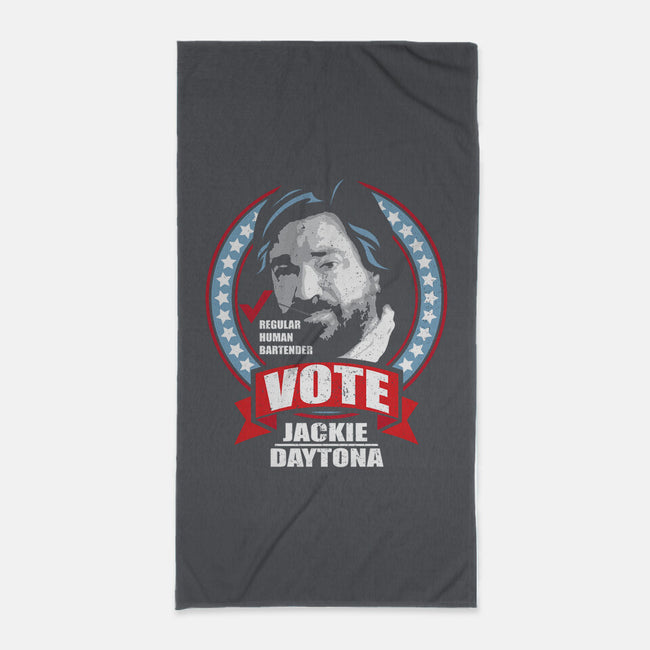 Vote Jackie-none beach towel-jrberger