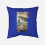 Jurassic Ukiyo-e 2-none removable cover throw pillow-vp021