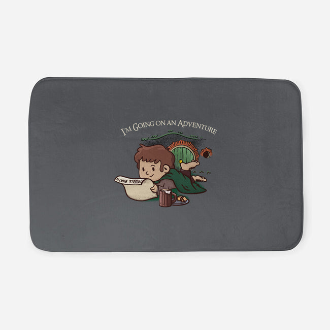 I'm Going On An Adventure-none memory foam bath mat-doodletoots