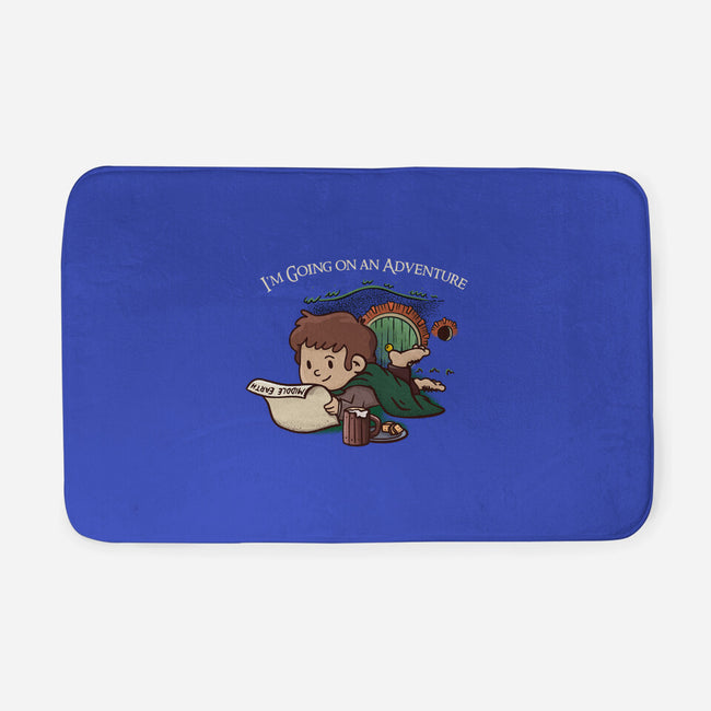 I'm Going On An Adventure-none memory foam bath mat-doodletoots