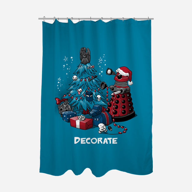 Decorate-none polyester shower curtain-DoOomcat