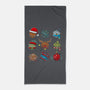 Christmas Dice-none beach towel-Vallina84