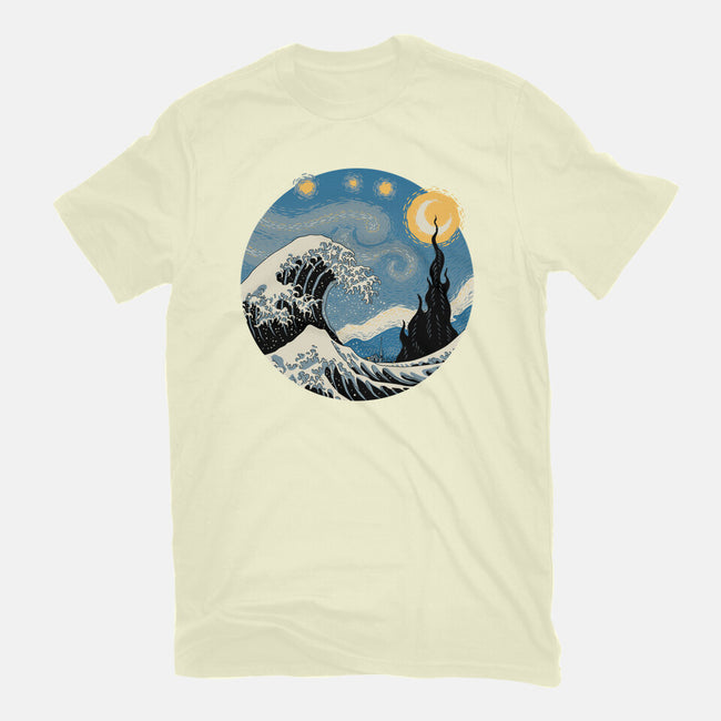 The Great Starry Wave-mens premium tee-vp021