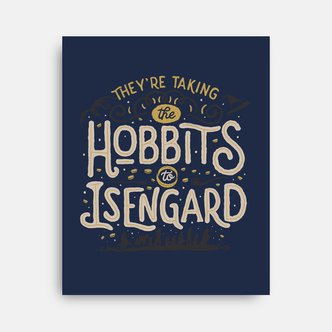 Taking The Hobbits To Isengard-none stretched canvas-eduely