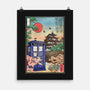 The Tardis in Japan-none matte poster-DrMonekers