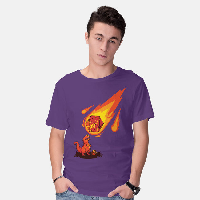 Critical Strike!-mens basic tee-theteenosaur