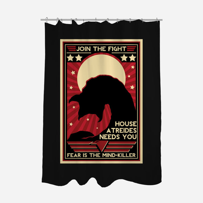 Fear Is The Mind Killer-none polyester shower curtain-jrberger