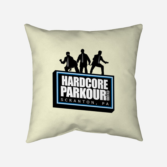 Hardcore Parkour Club-none removable cover w insert throw pillow-RyanAstle