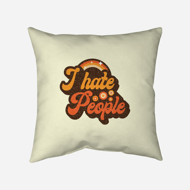 Hate People-none removable cover throw pillow-retrodivision