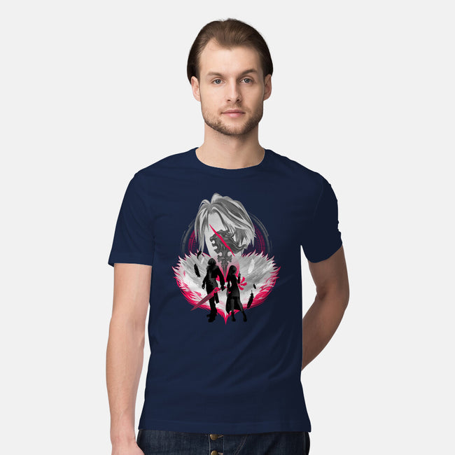 Gunblade And Angels-mens premium tee-hypertwenty