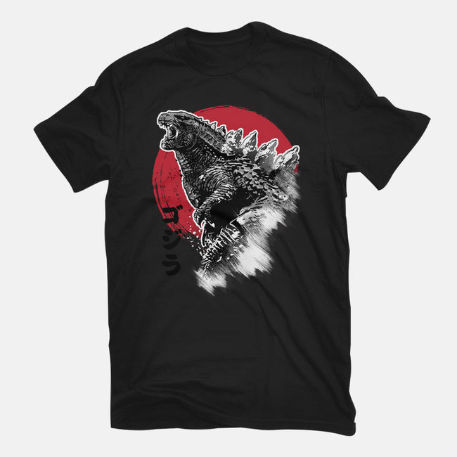 King Gojira-youth basic tee-DrMonekers