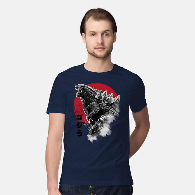 King Gojira-mens premium tee-DrMonekers