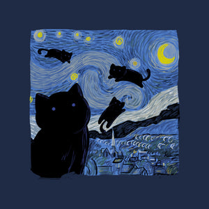 The Starry Cat Night