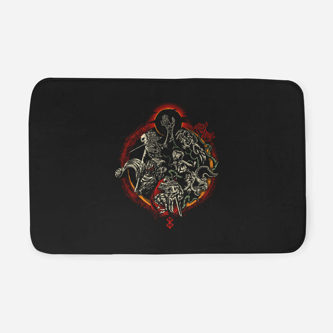 Berserker-none memory foam bath mat-Fearcheck