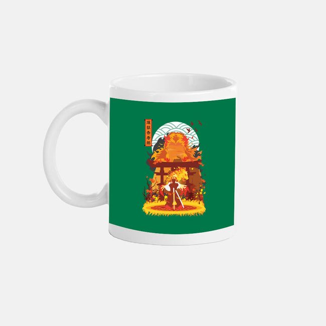 Kyojuro Rengoku-none glossy mug-SwensonaDesigns