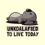 Unkoalified To Live Today-none memory foam bath mat-eduely