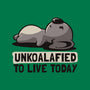 Unkoalified To Live Today-none memory foam bath mat-eduely