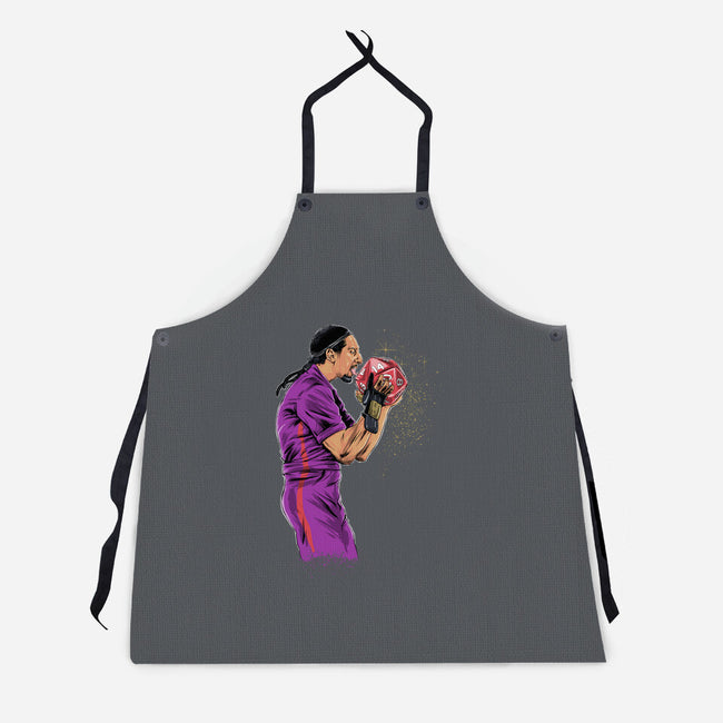 Jesus Strike-unisex kitchen apron-zascanauta