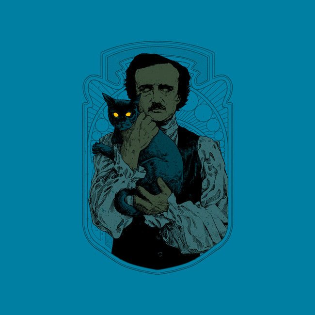 Poe And The Black Cat-mens basic tee-Hafaell