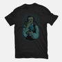 Poe And The Black Cat-mens basic tee-Hafaell