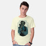 Poe And The Black Cat-mens basic tee-Hafaell