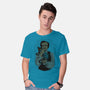 Poe And The Black Cat-mens basic tee-Hafaell