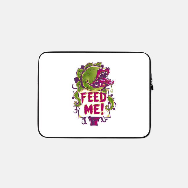 Feed Me Seymour!-none zippered laptop sleeve-Nemons