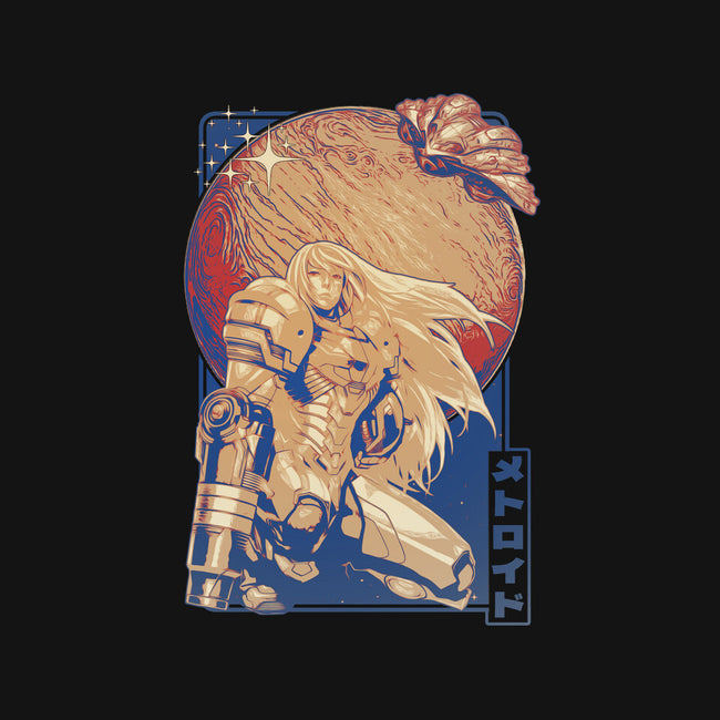 Interstellar Bounty Hunter-none fleece blanket-Kakafuty