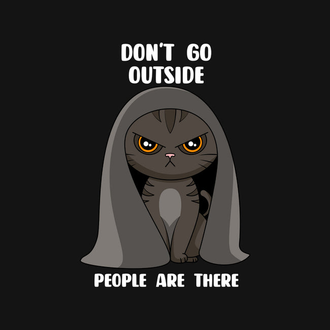 Don't Go Outside-womens v-neck tee-rocketman_art