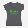 The Camelot Trail-womens v-neck tee-kg07