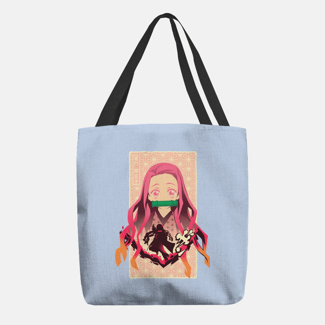 Nezuko Beauty-none basic tote-hypertwenty