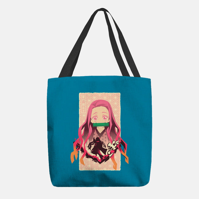 Nezuko Beauty-none basic tote-hypertwenty