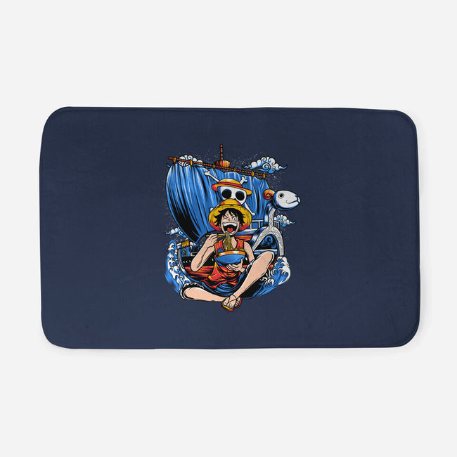 Pirate Ramen-none memory foam bath mat-AmielLarazo