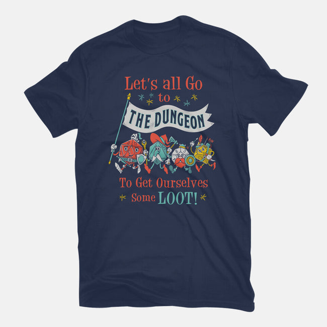 Let's Go to the Dungeon-unisex basic tee-Nemons