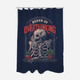 Death by Overthinking-none polyester shower curtain-eduely