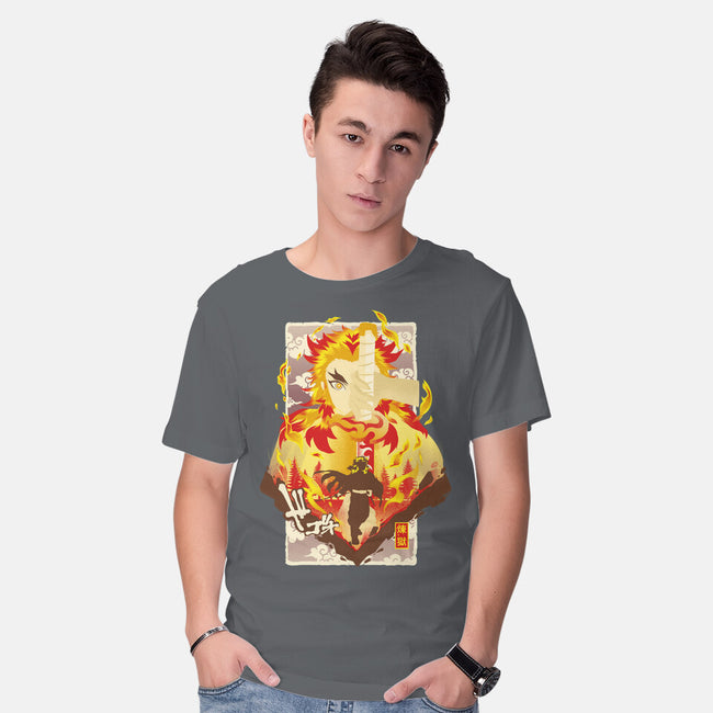 Flame Breathing-mens basic tee-hypertwenty