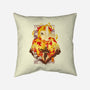 Flame Breathing-none removable cover throw pillow-hypertwenty