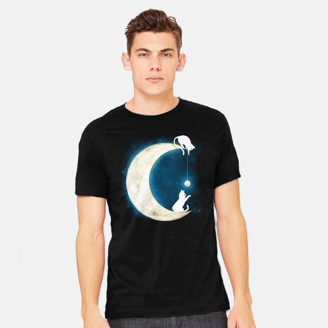 Moon Cat-mens heavyweight tee-Vallina84