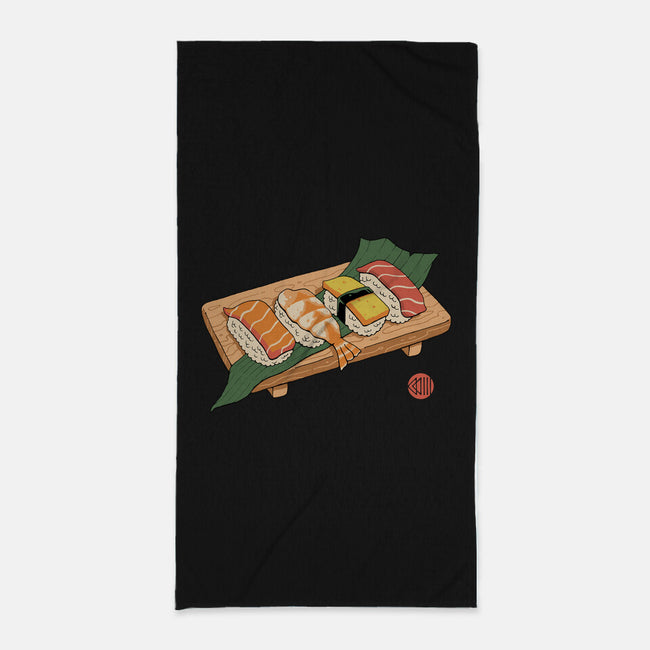 Sushi Ukiyo-E-none beach towel-vp021