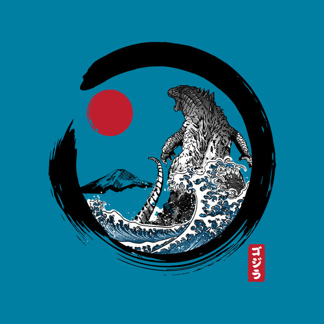 Enso Kaiju-none beach towel-DrMonekers