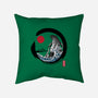 Enso Kaiju-none removable cover w insert throw pillow-DrMonekers