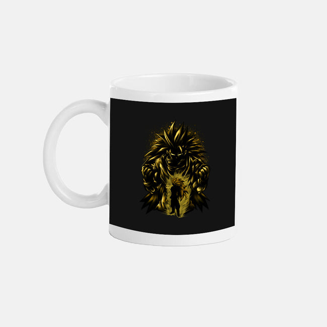 Super SSJ3-none glossy mug-hypertwenty