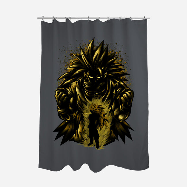 Super SSJ3-none polyester shower curtain-hypertwenty